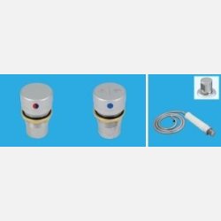 Royal 3 huls design armatur &amp; omskifter samt bruser